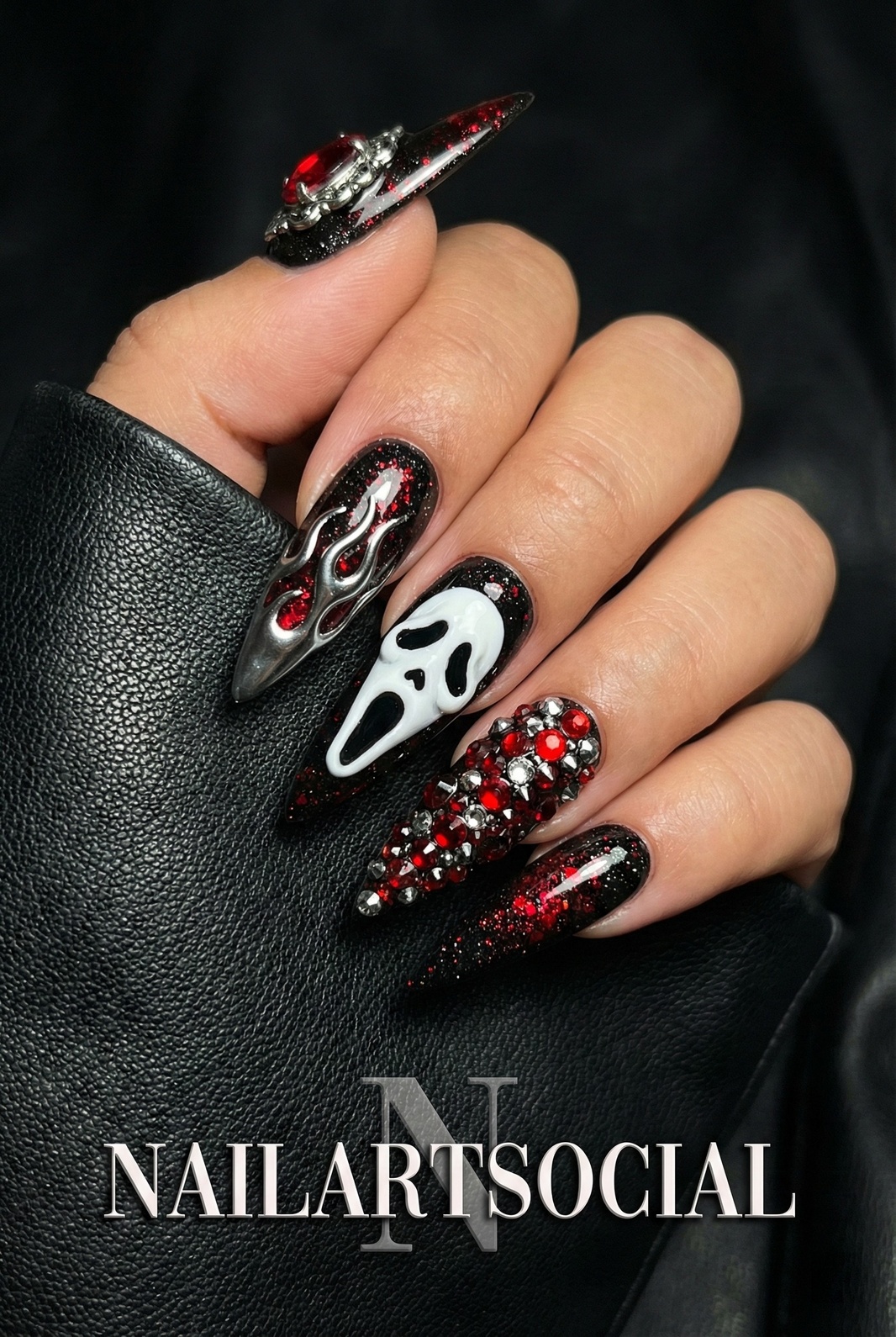Black And Red Gothic Horror